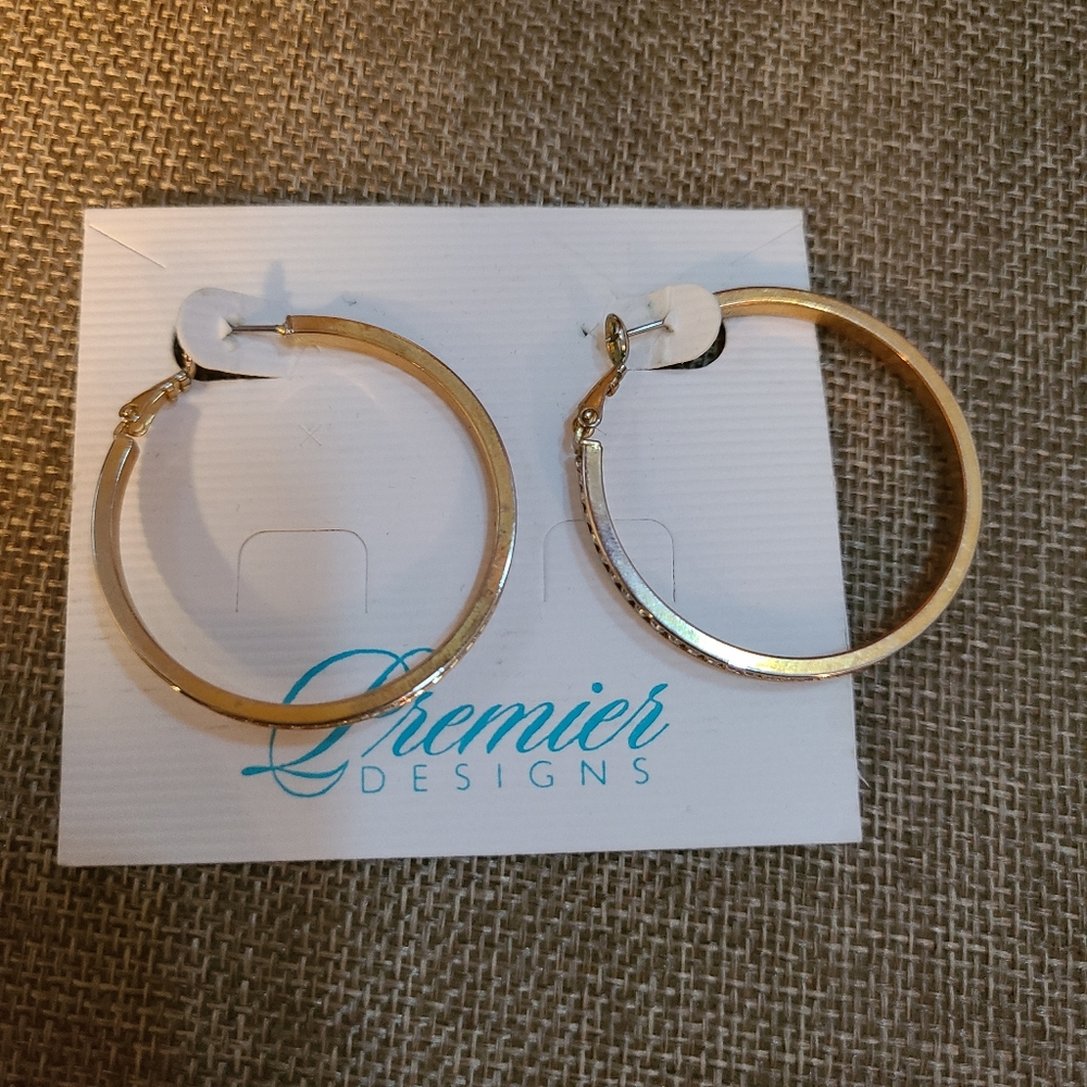Premier Designs Haute hoop earrings